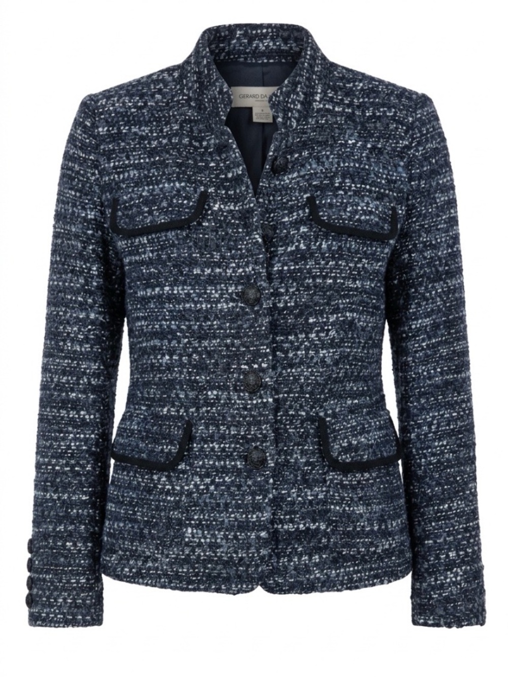 Gerard Darel wool blend tweed jacket - size 36 (small)